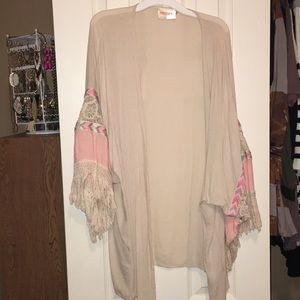 Bell sleeve cardigan